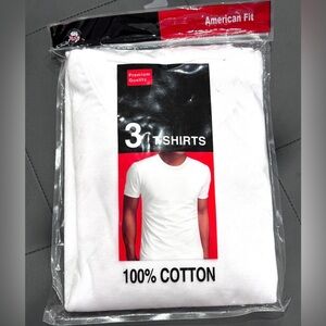 White Cotton T-Shirts - Pack of 3